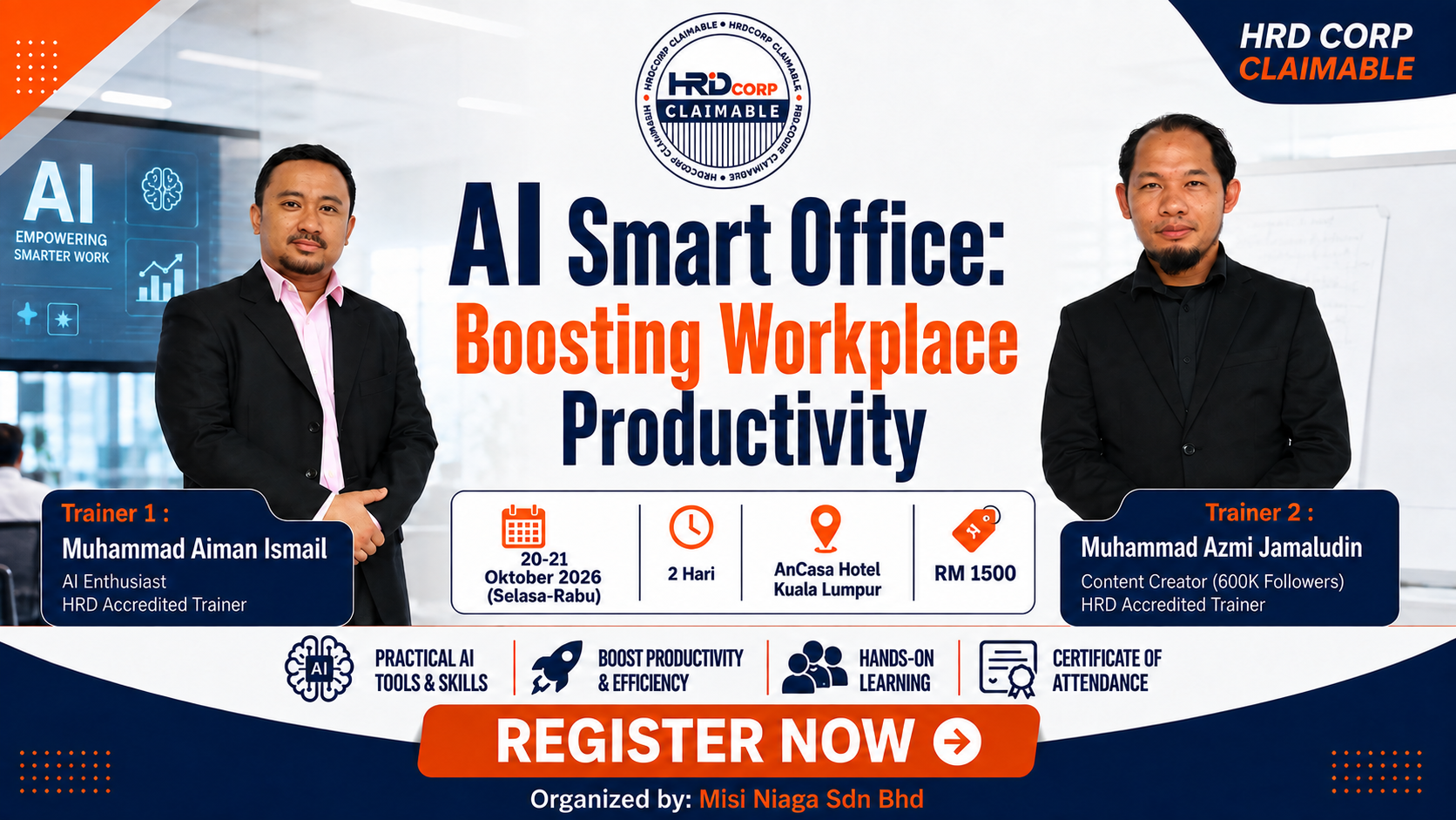 (Public Training) AI Smart Office - Boosting Workplace Productivity